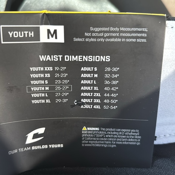 NWT Champro Triple Crown Knicker - Youth M Baseball Pant - Picture 5 of 5